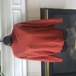 💥4/$20 Halloween Vintage Burnt Orange Pullover Sweater. Fall-Halloween.